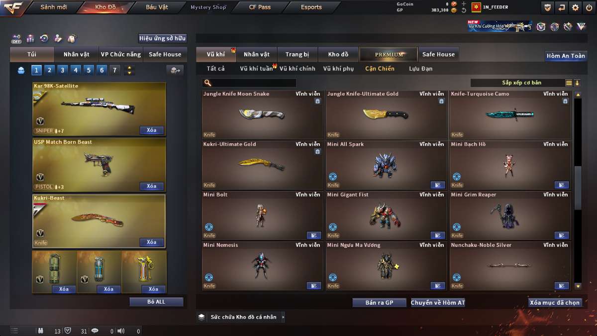shop acc cf uy tin gia re